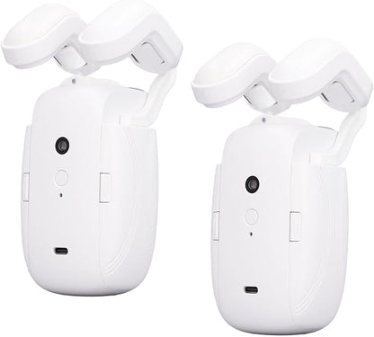 Automatic Curtain Opener, Remote Control Smart Curtain Opener Set with APP, Voice Control Switch Electric Curtain Robot, Smart Curtain Motor for Roman Pole U and I Shape Rail