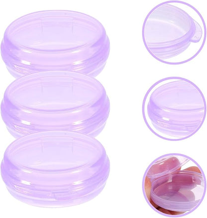 NOLITOY 3pcs Daily Pill Organizer Portable Travel Medication Container Small Vitamin Holder for Travel Office and Outdoor Use Sealed Design for Freshness