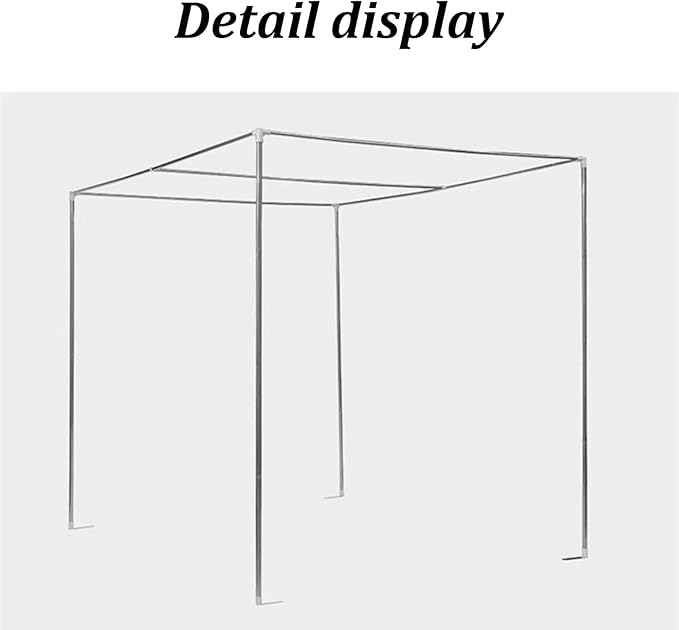 Faraday Fabric Radiation Shielding Bed Canopy with Mattress EMF Protection Block 5G Radiation Shielding Big Size (Color : Silver, Size : Style1)