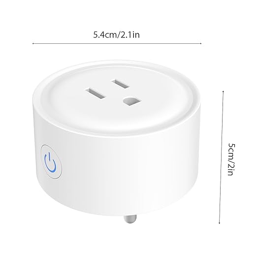 Smart Plugs, Smart Plug 4 Packs, Smart Plugs That Compatible with TY APP Remote Control, 10A Smart Outlet with WiFi Remote Control & Timer Function, 2.4GHz Wi-Fi Only, Voice Control - 4 Packs
