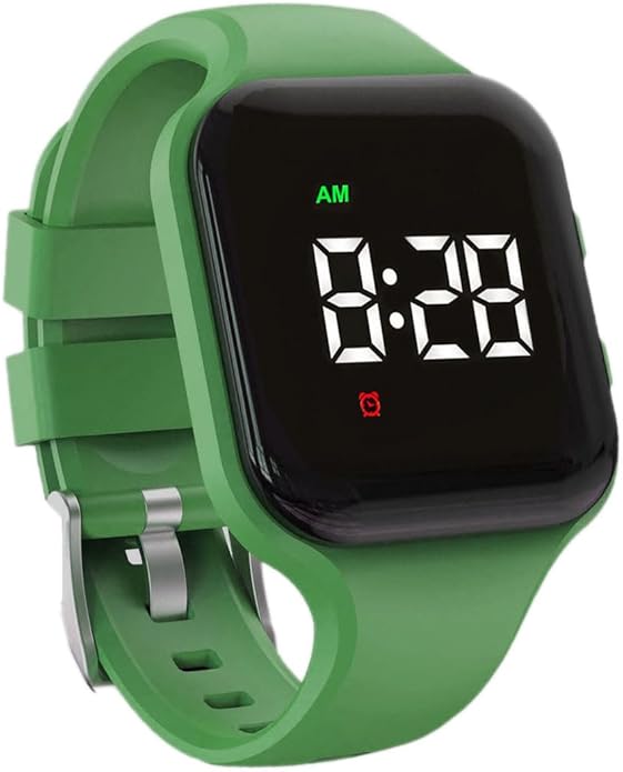 Vibrating Alarm Watch Rechargeable 15 Alarm Reminder Wristband Potty Training Watch with Lock Screen