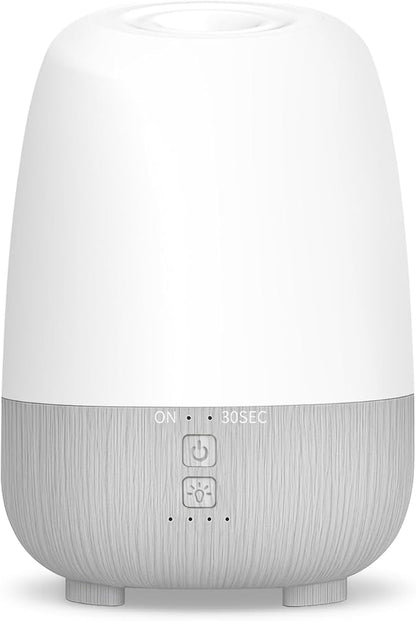150ML Rechargeable Battery Operated Essential Oil Diffuser, Portable Cordless Aromatherapy Diffuser,7-Hour Runtime with 7 LED Color Changing Lights for Home, Office, Bathroom, Travel