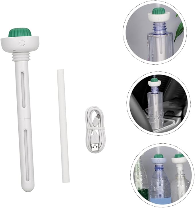 Cabilock 1Set Portable USB Humidifier Bottle Mini Car Air Humidifier for Travel Office and Home Compact Design with Fog Output for Yoga Living Room and More