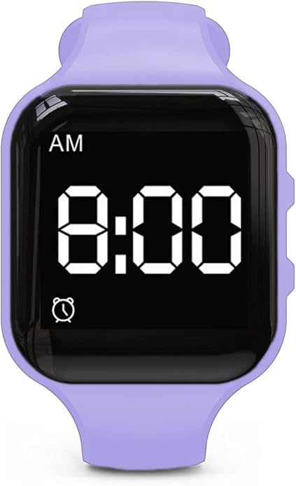 Vibrating Alarm Watch Water Resistant Wake Up Wristband Silent Medical Reminder Watch - with Timer and 15 Daily Alarms
