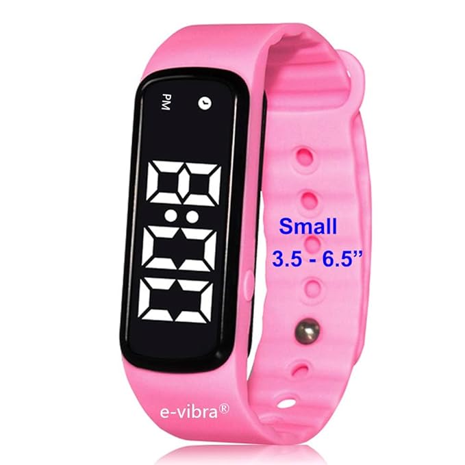 Potty Training Watch - Silent Vibrating Alarm Watch Pill Reminder Watch with Countdown Timer (Light Pink)