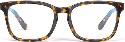 VISOONE Blue Light Blocking Glasses Square with Anti Computer Glare for Gaming Women and Men MONTANA