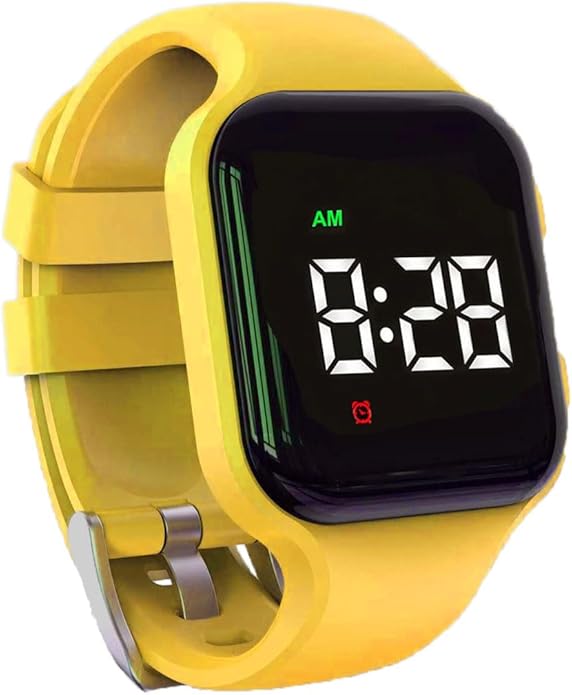 Vibrating Alarm Watch Rechargeable 15 Alarm Reminder Wristband Potty Training Watch with Lock Screen