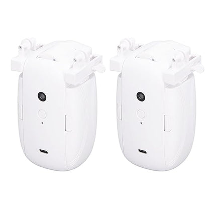 Automatic Curtain Opener and Closer - Smart Curtain Opener Robot Roman Pole U and I Shape Rail 2-in-1, APP Voice Remote Control for Home Office