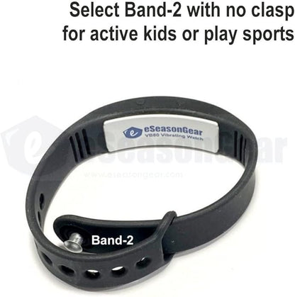 VB80 12 Alarm Vibrating Watch, Silent Vibration Shake Wake ADHD Medication Reminder