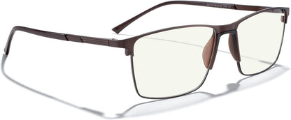 MERRY'S Fashion Blue Light Blocking Glasses - Reading Glasses Metal Frame Spring Hinge Readers for Men Eyeglasses