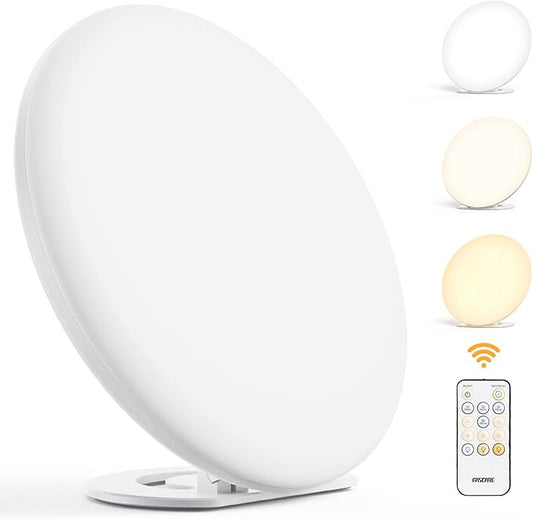Light Lamp 13,000 Lux UV-Free LED Light with 5 Brightness Levels/3 Color Temperature/4 Timer Remote Control Daylight Lamp with Memory Function for Home Office