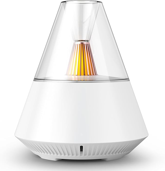 Essential Oil Diffuser Personal, Modern Style Aroma Diffusers, Scent Fragrance Spray for Home, Office, Bedroom, Room, 150ml Ultrasonic Cool Mist, 6-12H Working, Auto-Off, White