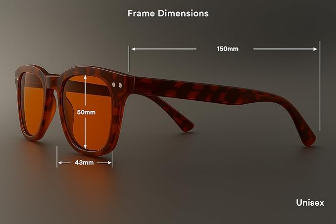 Vyzia Blue Light Blocking Glasses For Computer Use, Gaming, Nighttime Reading - Improve Sleep, Reduce Eyestrain, Anti-Glare, UV Protection, Light Sensitivity and Migraine Relief For Women and Men