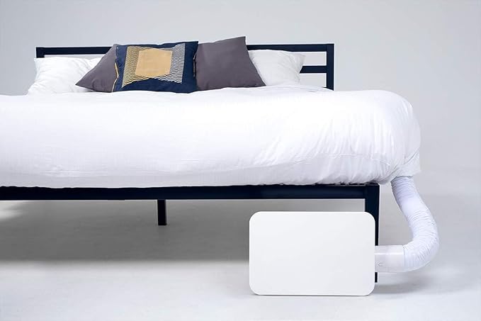 BedJet 3 Climate Comfort for Beds, Cooling Fan + Heating Air Bundle with Cloud Sheet (Queen/Full Size Sheet)