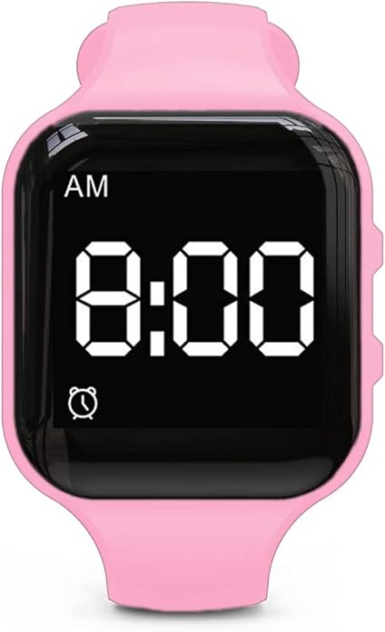 Vibrating Alarm Watch Water Resistant Wake Up Wristband Silent Medical Reminder Watch - with Timer and 15 Daily Alarms