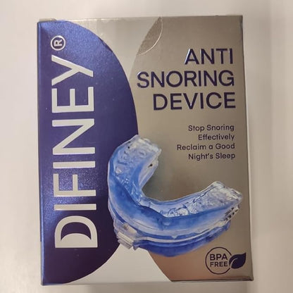Anti Snoring Device: FDA-Cleared Anti Snoring Mouthpiece Mouth Guard - Effective Anti Snore Solution for Men and Women to Reclaim Peaceful Sleep (Blue)