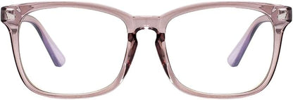 MAXJULI Blue Light Blocking Glasses,Computer Reading/Gaming/TV/Phones Glasses for Women Men(Light Coffee)