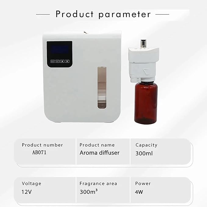 Smart WiFi Essential Oil Aroma Diffuser, App Control, Auto Timer, 300ml Tank, Covers 150m³, Perfect for Large Rooms & Business Use