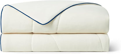 Dream Valley Outlast® Twin XL Cooling Comforter, NASA-Grade Instant Cooling Blanket for Hot Sleepers, Luxurious Comforter for All Season, Ivory, 68"x90"