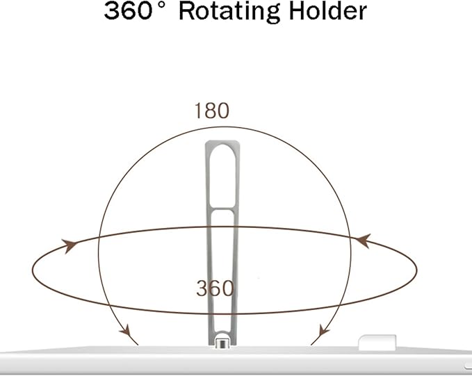Light Therapy Lamp 10000 Lux Sun Light, Cool & Warm Light 4 Timers and 360°Rotatable Stand, for Home/Office/Travelling