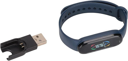ciciglow Smart Wristband Bracelet, IP67 Smart Watch with Heart Rate Monitor Sleep Monitor APP Message Built in USB Plug Smart Bracelet