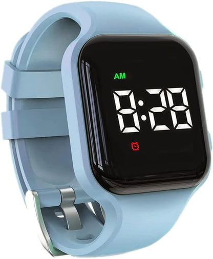 Vibrating Alarm Watch Rechargeable 15 Alarm Reminder Wristband Potty Training Watch with Lock Screen