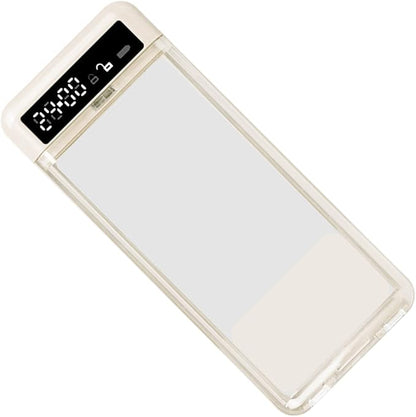 Phone Lock Organizer – Transparent Timed Security Box, Excessive Screen Use Prevention, Travel Home Work Classroom Bedroom Kitchen | Students College Gadget Storage Timer for Home School
