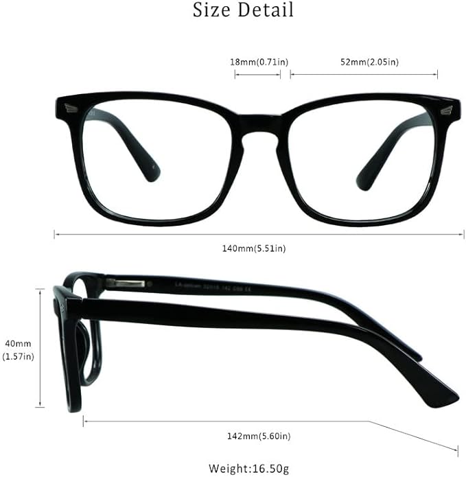 LifeArt Blue Light Blocking Glasses, Anti Eyestrain