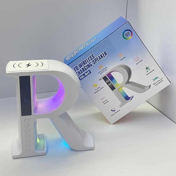 Smart Sunrise Alarm Clock with Wake-Up Light, Fast Charging Function, Dimmable Desk Lamp for Bedrooms and Dormitories