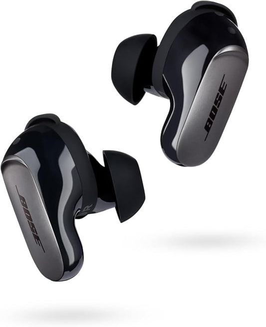 Bose QuietComfort Ultra True Wireless Noise Cancelling In-Ear Earbuds - Black (Renewed)