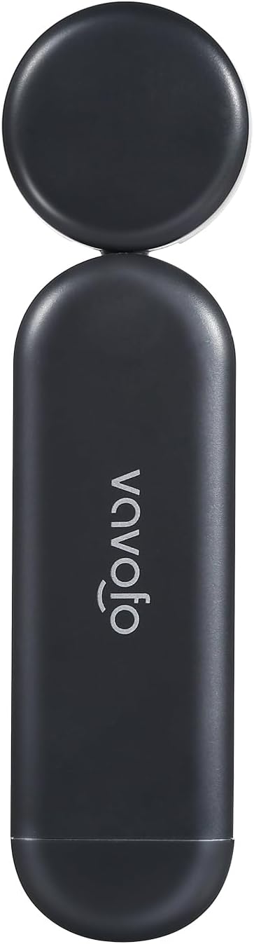 VAVOFO USB Rechargeable Book Light, Blue Light Blocking, Amber Clip-On Bookmark Shaped Reading Light, Eye Care 6 LEDs With 9 Lighting Modes for Bookworms (Grey)