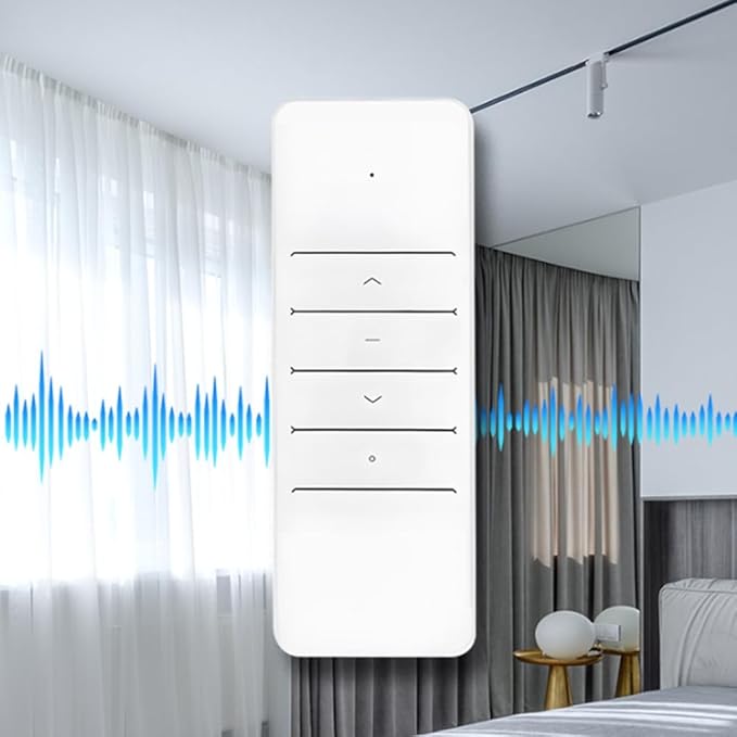Automatic Curtain Opener Robot Smart Curtains Rod Home Device with Remote Control, Switch Manual Easy Install