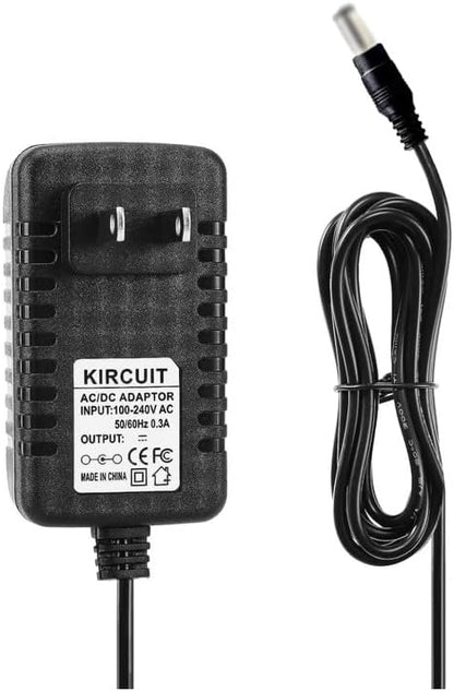 12V AC/DC Adapter for Charging WiiM Smart Wake-up Light Sunrise Music Alarm Clock WWL001