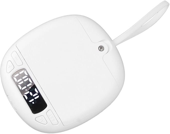 Vibrating Alarm Clock for Heavy Sleepers, Bed Shaker Under Pillow with Dual Alarms and 3 Levels Vibration Adjustable, Portable Digital Alarm Clock with Flashing Light for Travel