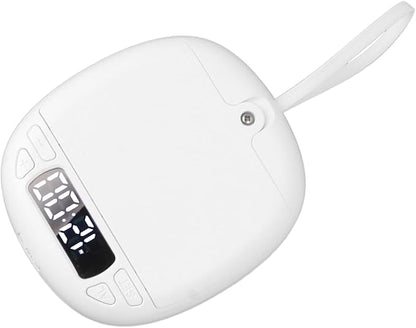 Vibrating Alarm Clock for Heavy Sleepers, Bed Shaker Under Pillow with Dual Alarms and 3 Levels Vibration Adjustable, Portable Digital Alarm Clock with Flashing Light for Travel