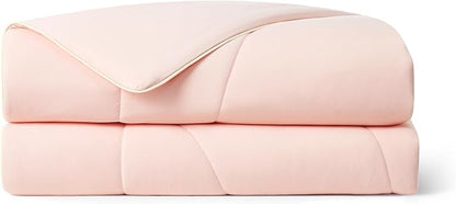 Dream Valley Outlast® Queen Cooling Comforter, NASA-Grade Instant Cooling Blanket for Hot Sleepers, Luxurious Comforter for All Season, Pink Blush, 90"x90"