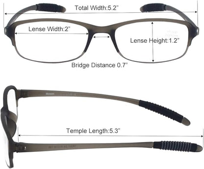 Computer Blue Light Blocking Reading Glasses(Flexible and Lightweight) UV Protection Readers Anti Eyestrain for Women Men