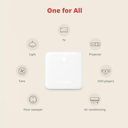 SwitchBot Curtain 3 & Hub Mini Kit: Automate Curtains & IR Devices with Voice Control, Smart Scheduling, and Matter/HomeKit Support.
