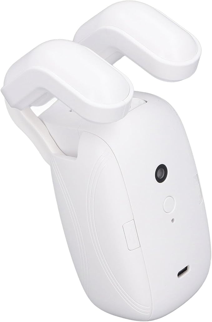 Smart Curtain Motor Automatic Opener for Roman Rod Tracks, Quiet Electric Curtain Opener with App Control 10ms Speed 4000mAh Battery for Bedroom Living Room Office