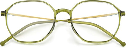 VISOONE Lightweight TR90 Blue Light Blocking Glasses Frame with Anti Glare Eye Protection for Women and Men RANE