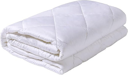 LAVANCE 100% Viscose Made from Bamboo Comforter King Size Lightweight Silky Down Alternative Duvet Insert Soft All Season Comforter - White, 90x106 Inches