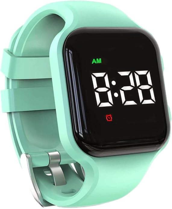 Vibrating Alarm Watch Rechargeable 15 Alarm Reminder Wristband Potty Training Watch with Lock Screen