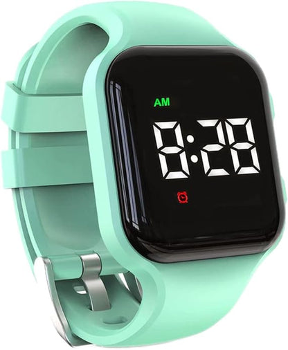 Vibrating Alarm Watch Rechargeable 15 Alarm Reminder Wristband Potty Training Watch with Lock Screen