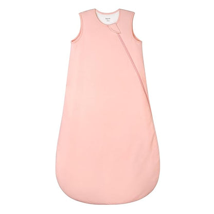 Supersoft Rayon Made from Bamboo Sleep Sack 24-36 Months 1.0 Tog Toddler Sleep Sack 2t Baby Wearable Blanket 3t with 2-Way Zipper Unisex Sleeping Bag for Babies All-year-around - Pink