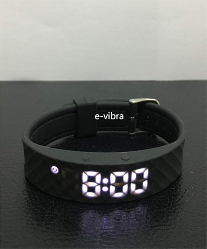 Potty Training Watch - Rechargeable Silent Vibrating Wristband - Medical Reminder Watch - with Timer and 15 Daily Alarms (Black)