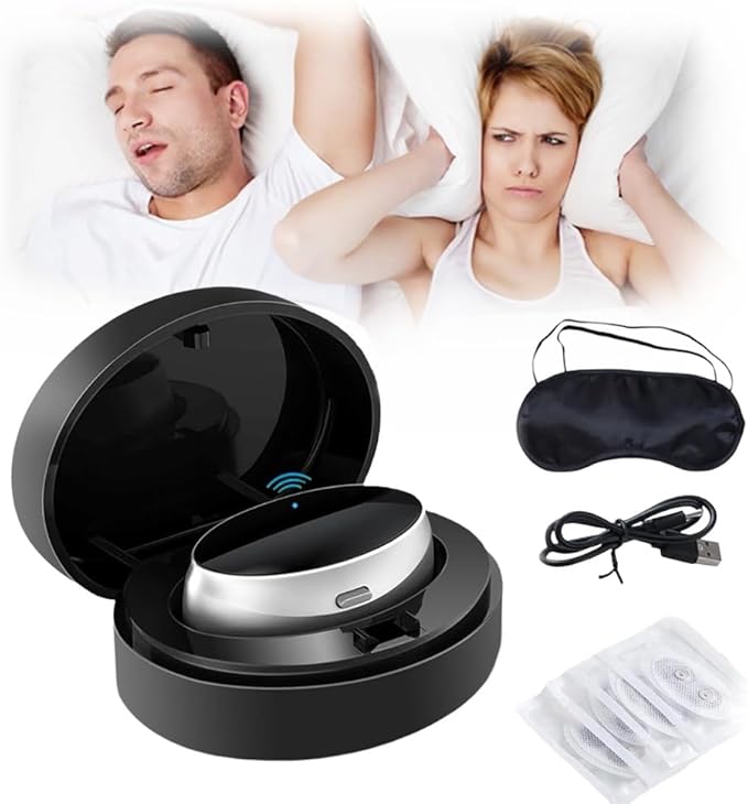 Z3 Pro - Professional Anti-Snoring Device, Z3 Pro Snoring Solution, NovaNord Z3 Pro Snoring Solution, Fast and Effective Smart Z3 Pro Sleep Device, 3-Speed Adjustment，Sleep Soundly(1pcs)