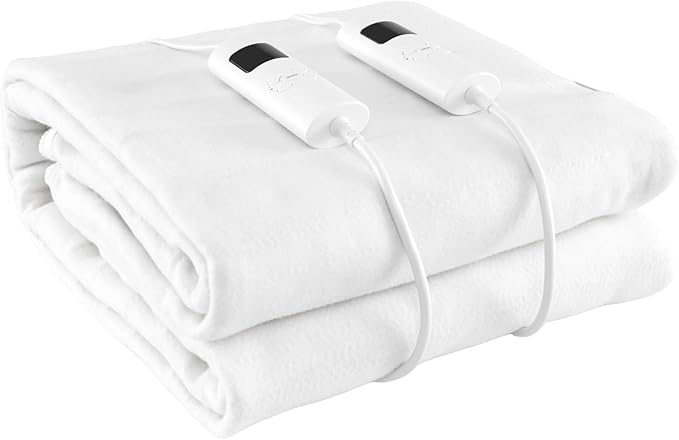 Giantex Full Size Heated Mattress Pad, Electric Heat Pad w/ 9 Heat Settings & 9H Timer, Overheat Protection, Heating Bed Toppers Fit up to 10" Deep Pocket, Machine Washable Bed Warmer