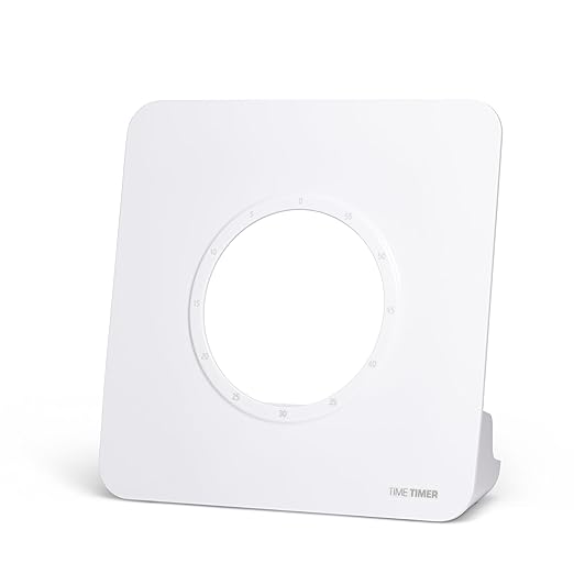 Visual Schedule Accessory for TIME Timer 8 inch Visual Timer - Dry Erase Board with Caddy, whiteboard Marker, and Pecs Cards - for Kids Classroom, Task Reminder, Routine Timer (Timer not Included)