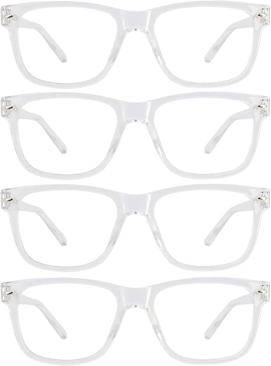 4 PACKS Blue Light Blocking Reading Glasses Women 1.0 1.25 1.5 1.75 2.0 2.25 2.5 2.75 3.0 3.5 4.0 5.0 6.0