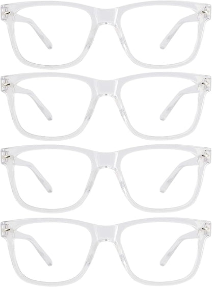 4 PACKS Blue Light Blocking Reading Glasses Women 1.0 1.25 1.5 1.75 2.0 2.25 2.5 2.75 3.0 3.5 4.0 5.0 6.0
